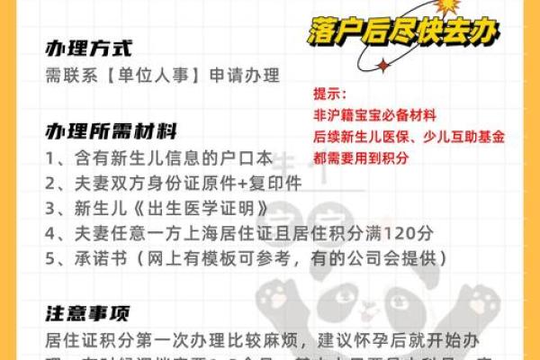 新生儿上户口指南：办理所需材料与流程详解